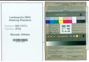Entnazifizierung Wilhelm Stryczek , geb. 26.09.1906 (Arbeiter)