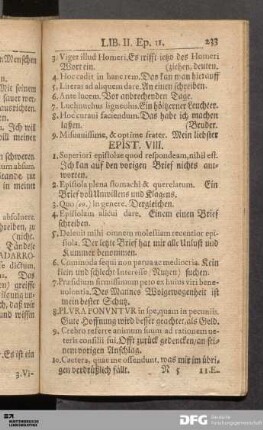 Epist. VIII.