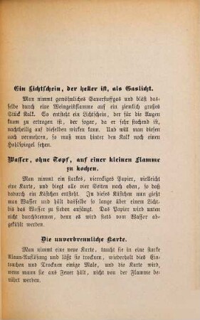 Münchener Volksschriften, [78]. Leichte und interessante Zauber-Kunststücke