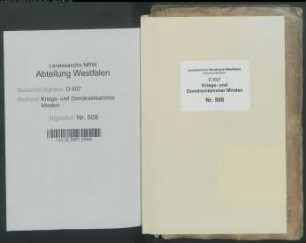Amt Hausberge - Vogtei Gohfeld - Bauerschaft Bischofshagen: Protokoll des Katasterverhörs