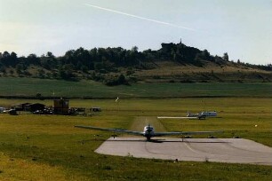 Ballenstedt - Flugplatz : Flugplatz an den Gegensteinen. Aufgenommen in Ballenstedt
