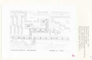 Stadtautobahn Rehberge, Berlin-Wedding (Diplomarbeit bei Kurt Dübbers): Grundriss Ebene B 1:500