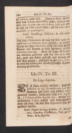 Tit. III. De Lege Aquilia.