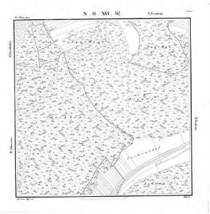 Kartenblatt NO XVI 64 Stand 1830