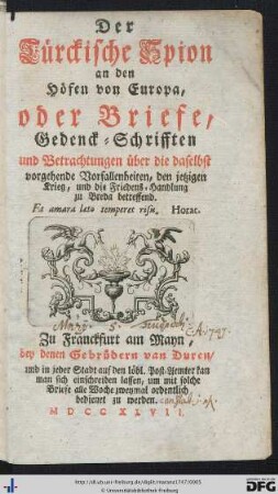 Titelblatt mit Besitzvermerk des Klosters Sankt Trudpert.