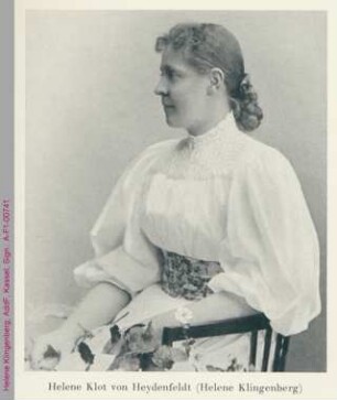 Porträt von Helene Klingenberg