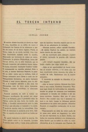 El tercer interno