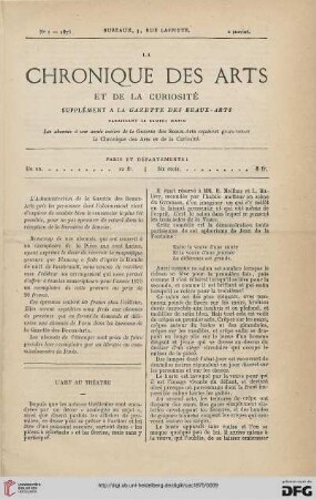 No. 1 (2 janvier)