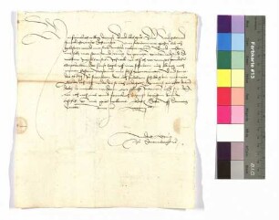Andres Graf zu Sonneberg an Graf Kraft von Hohenlohe.