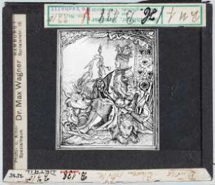 Albrecht Dürer: Ehrenpforte, Detail, B. 138