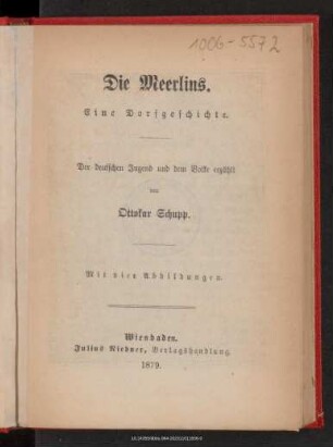 Die Meerlins : eine Dorfgeschichte