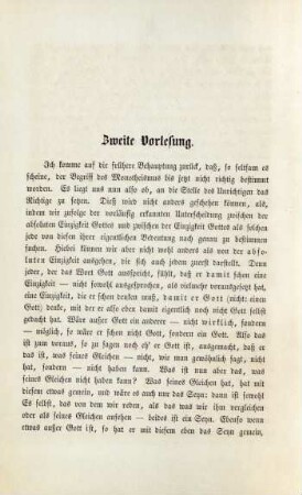 Zweite Vorlesung