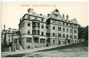 Karlsbad. Kurwohnhaus zum Goldenen Kreuz