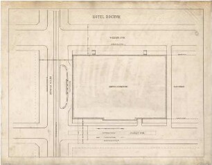 Billing, Hermann; Bochum (Nordrhein-Westfalen); Hotel Bochum - Lageplan