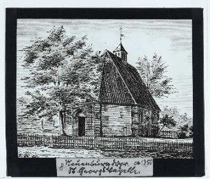 Neuenburg / Nowe, Georgskapelle : Perspektivansicht, Zeichnung