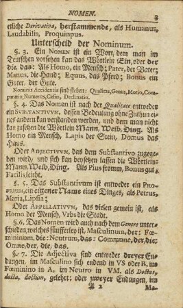 Unterschied der Nominum