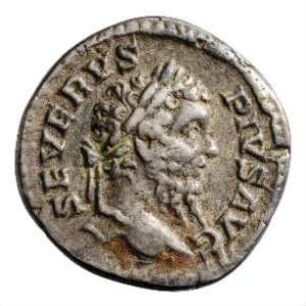 Münze, Denar, 210 n. Chr.