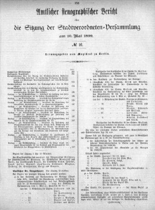 No. 16, 10. Mai 1899