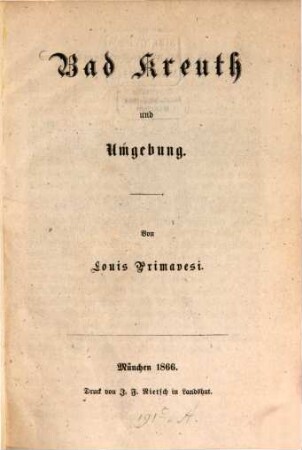 Bad Kreuth und Umgebung