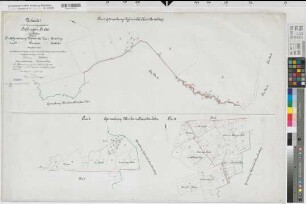 Voßwinkel (Arnsberg), Wimbern (Wickede), Zusammenlegung in der Feldmark Bellingsen und Wimbern, Urkarte 1 Voßwinkel Flur 7 Wimbern Flur 2;3