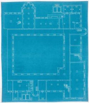Benediktinerabtei St. Mauritius, Clerf (Clervaux): Grundriss Kellergeschoss