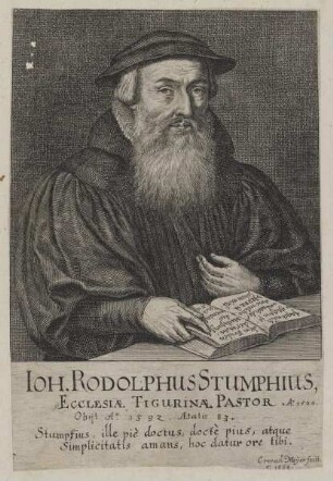 Bildnis des Ioh. Rodolphus Stumphius