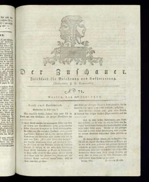 No. 71 - 14. Juni 1821