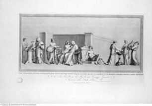 Schola Italica Artis Pictoriae sive tabulae insigniores in romanis pinacothecis adservatae tabulis aere incisis nunc primum editae sumptibus Petri Pauli Montagnani-Mirabili Romae MDCCCVI, Tafel (2): Aldobrandinische Hochzeit