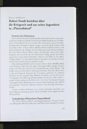 Vorwort des Chronisten