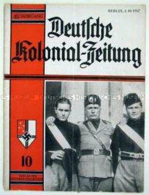 "Deutsche Kolonial-Zeitung" u.a. zur italienischen Kolonialpolitik