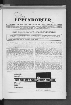Das Eppendorfer Gesellschaftshaus