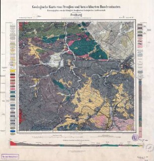 [5163] Freiburg, Geologische Karte von Preußen und benachbarten Bundesstaaten