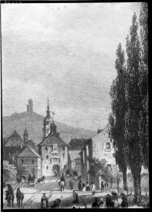 Durlach Zeichnung Ortsbild