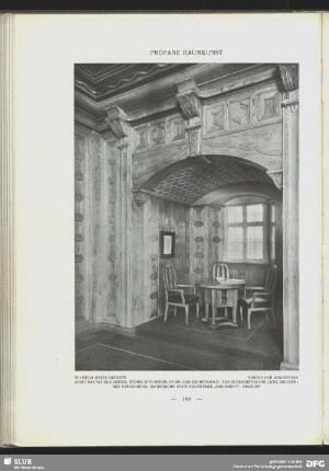 Nische der Bibliothek