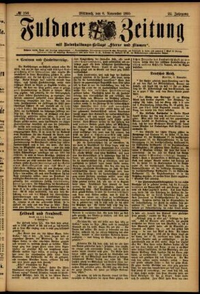 Ausgabe vom Mittwoch, den 06. November 1895.