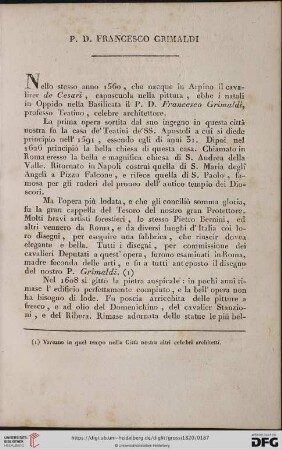 P. D. Francesco Grimaldi
