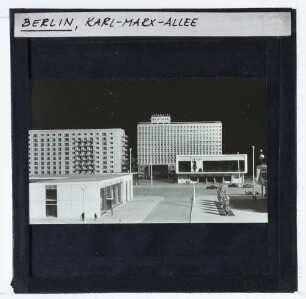 Berlin, Karl-Marx-Allee : Modell