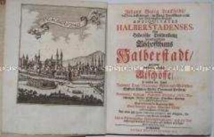 Historische Beschreibung des vormaligen Bistums Halberstadt