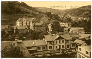Glashütte. Bahnhof