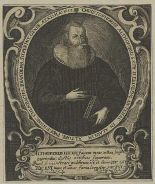 Bildnis des Christophorus Althoferus