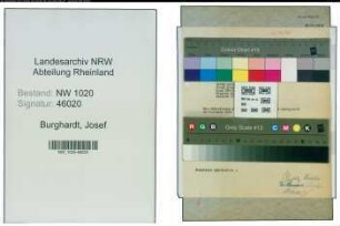 Entnazifizierung Josef Burghardt , geb. 00.00.0000 ()