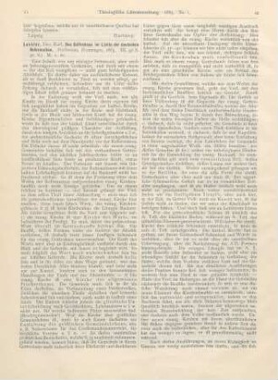 11-13 [Rezension] Lechler, Karl, Das Gotteshaus im Lichte der deutschen Reformation