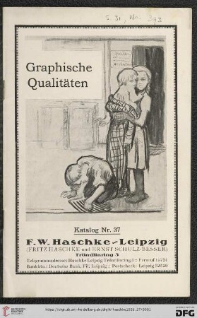 Nr. 37: Katalog: Graphische Qualitäten