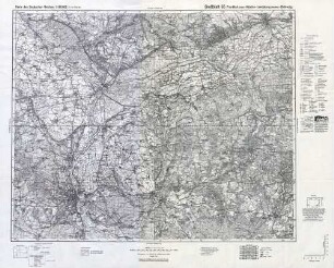 Reichskarte: Großblatt 66 Frankfurt (Oder)-Küstrin-Landsberg (Warthe)-Zielenzig