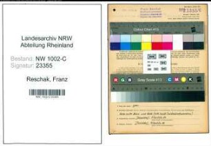 Entnazifizierung Franz Reschak, geb. 06.08.1912 (Haendler)