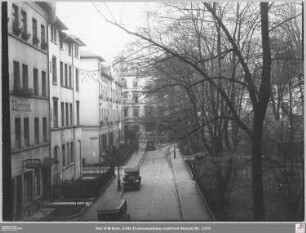 Taubenstraße von Osten, Taubenstraße 13 (angeschnitten) - 15