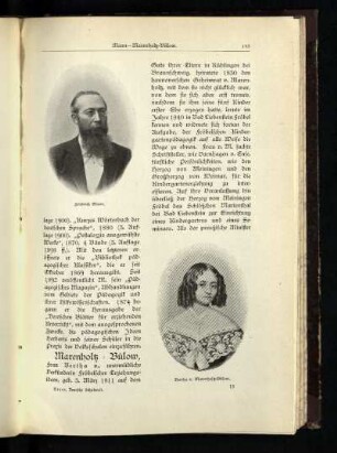 Marenholtz-Bülow, Bertha