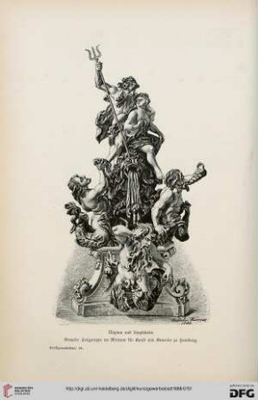 Aus dem Museum für Kunst und Gewerbe zu Hamburg, [2]: eine bemalte Holzgruppe des 18. Jahrhunderts