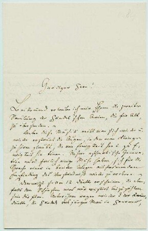 Brief von Robert Franz an Robert von Keudell vom 20.12.1869