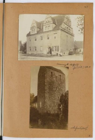 Rathaus, Niemegk / Kirche, Dahnsdorf: Ansichten (aus: Skizzen- und Fotoalbum 29)